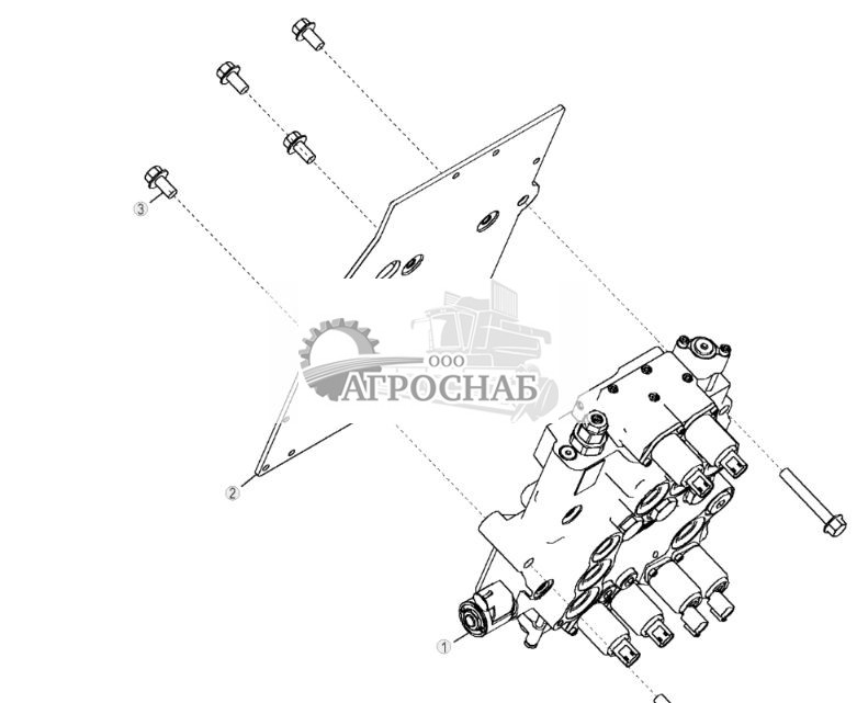 Распределитель погрузчика (ЭГ органы управления) - ST2541 192.jpg